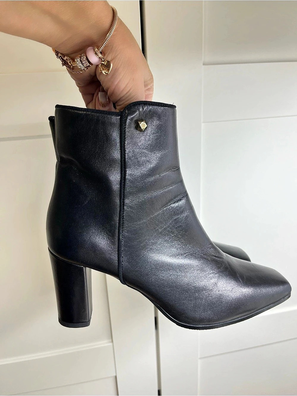 Browns couture Black Heeled Ankle Boots Like New